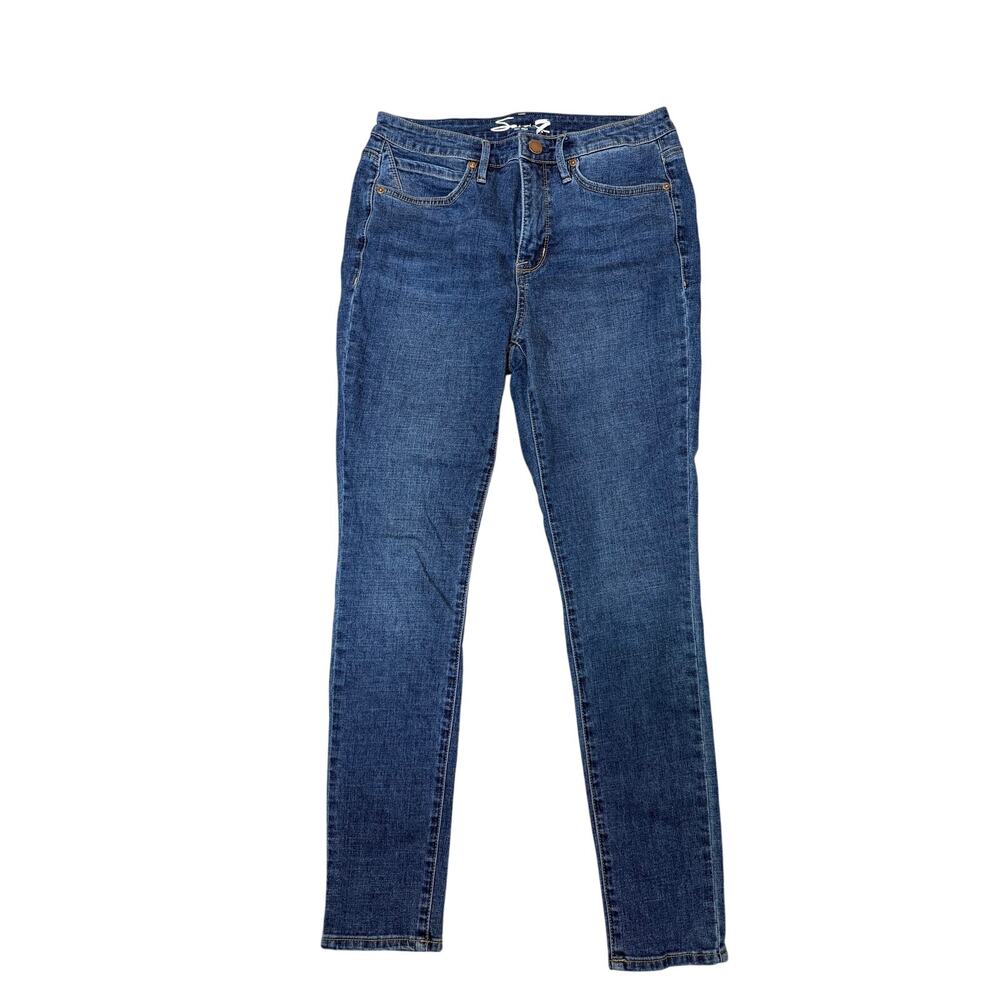 Seven7 Women’s Skinny Jeans Medium Wash Stretch Denim Size 6